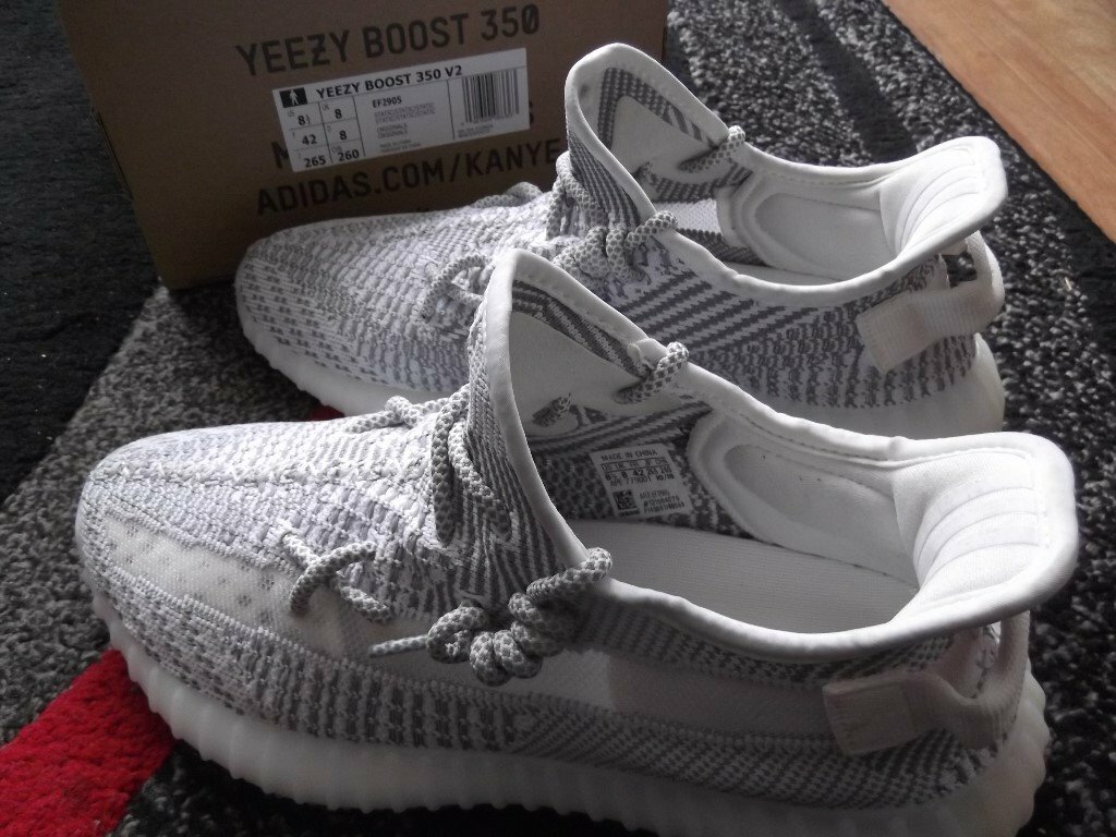 adidas Yeezy 350 Boost Moonrock With and Without Crep